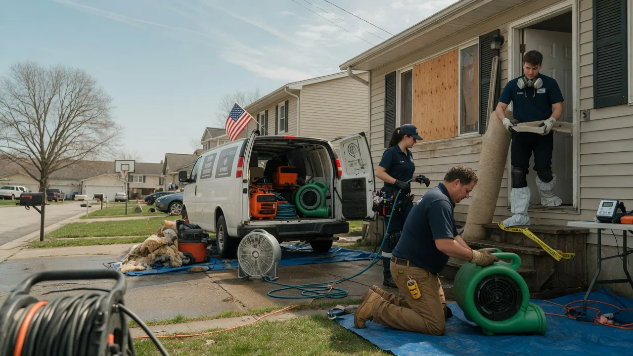 Water Damage Restoration in Cucumber, WV near me